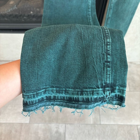 Hudson Faye Overdye Scarab High-Rise Bootcut Jeans, Size 28 - Picture 15 of 16